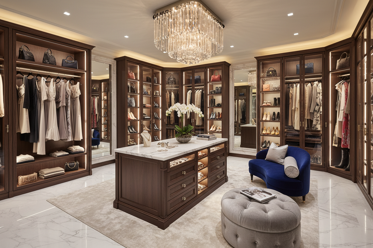 Haute Couture Dressing Suite/Walk-In Closet