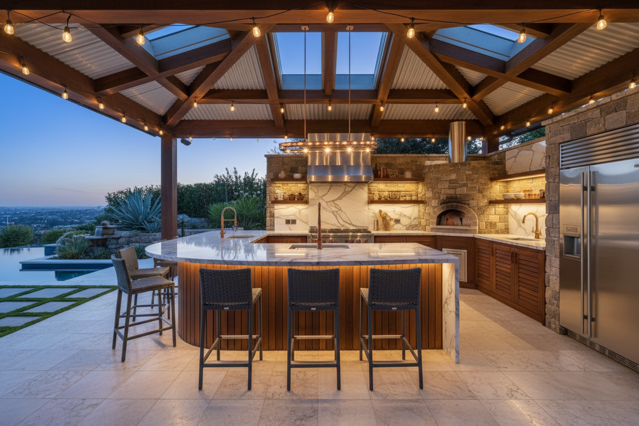 Outdoor Kitchen Pavilion