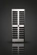 HomeCraft Revive 9KW sauna heater add-on, brushed stainless steel with black rocks, sleek rectangular design.