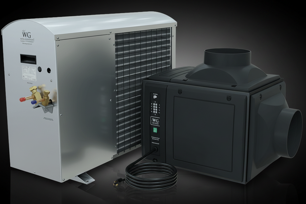 Wine Guardian Pro Split System complete with fan-coil and condensing unit