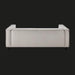 Surya Dylan light gray linen sofa with a modern design and black painted iron base.