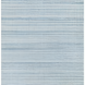 Light blue, hand-loomed recycled PET yarn rug with subtle horizontal texture.