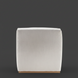 Surya Barber Accent Chair: Modern white polyester upholstered lounger with a gray rubber wood base.