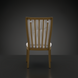 Surya Cape Town outdoor dining chair with wheat finish, Sunbrella acrylic cover, and aluminum base.
