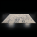 Hand-knotted wool area rug, Cappadocia CPP-5035, with traditional charcoal, wheat, and light beige design.