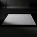 Surya Hope hand-loomed flatwoven area rug in white, gray, and light slate recycled PET yarn.