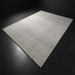 Surya Hope HOP-2301-P area rug, white, light blue, and slate, hand-loomed recycled PET yarn, flatwoven.