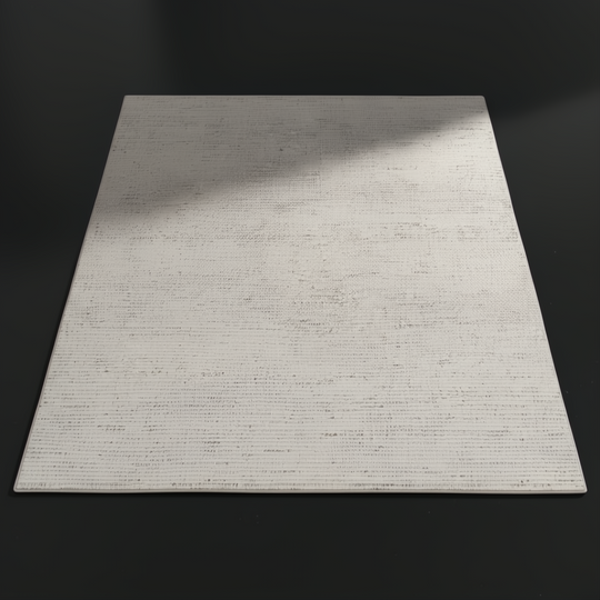 Surya Azalea AZA-2326 handmade area rug, light beige with subtle black and gray texture, made from recycled PET yarn.