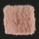 Soft, plush pink Surya Kharaa throw with shaggy texture, perfect for cozy modern decor.