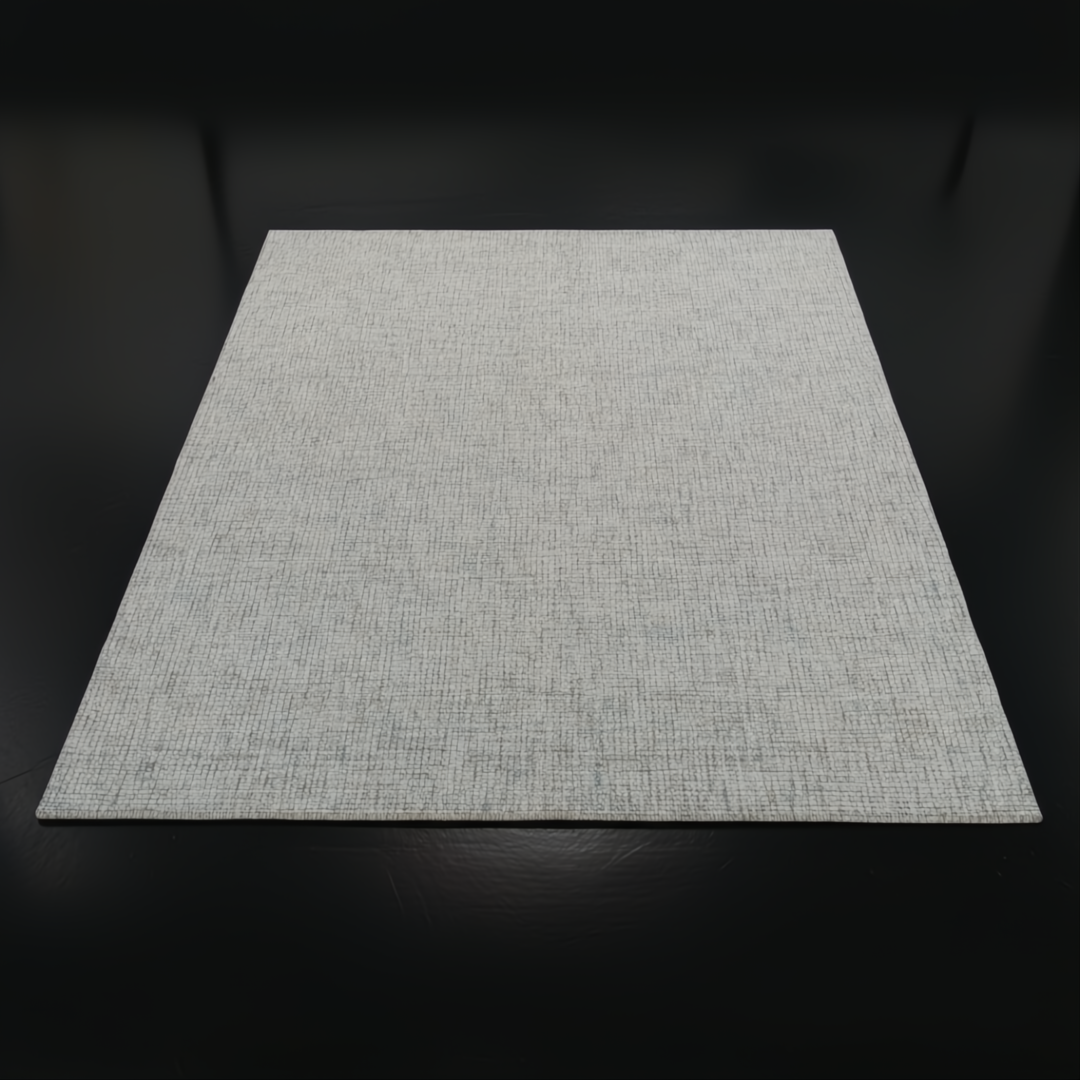 Surya Aiden AEN-1001 hand-tufted wool area rug in light blue and cream, featuring a medium pile.