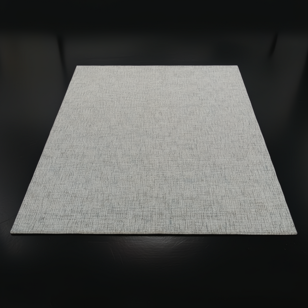 Surya Aiden AEN-1001 hand-tufted wool area rug in light blue and cream, featuring a medium pile.