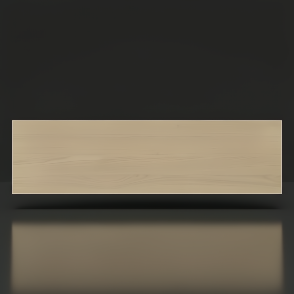 Light brown oak wood dresser top, 60-inch wide, with a subtle grain texture.