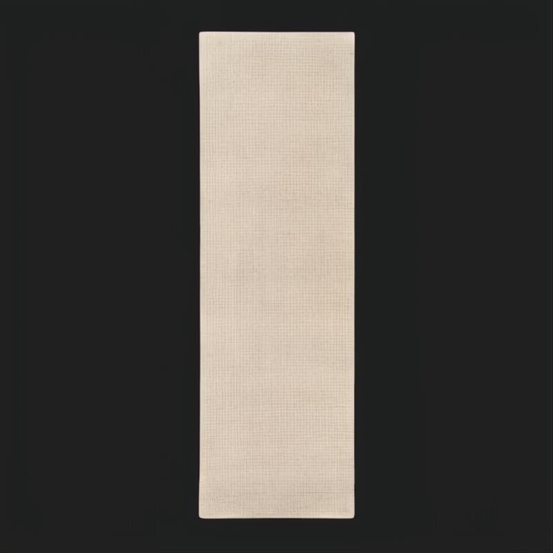 Rectangular Surya Aiden AEN-1005 area rug in a light, textured ivory color, made of wool.