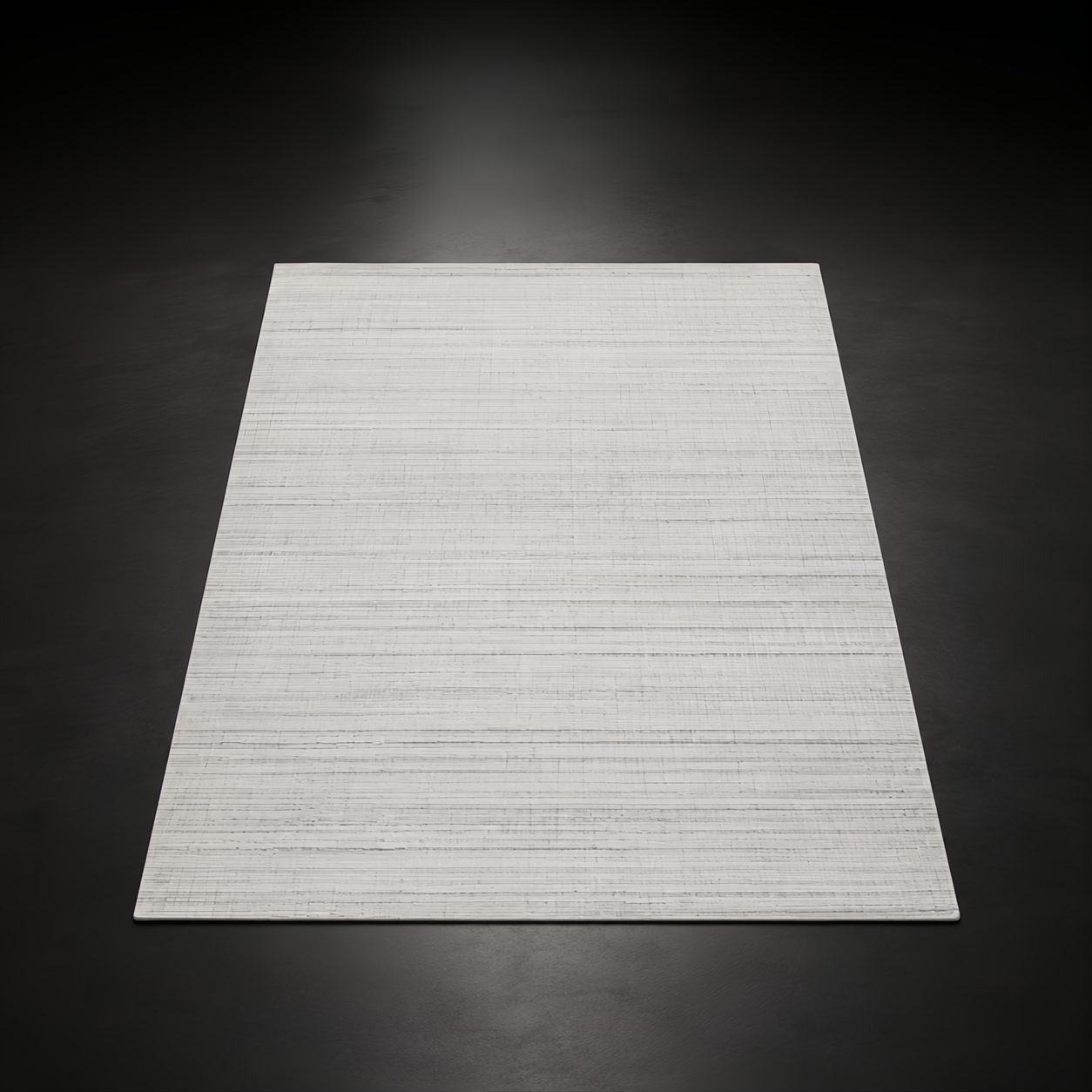 Surya Fresno FNO-2303-P area rug, light grey, hand-loomed 100% recycled PET yarn, low pile.