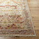 Hand-knotted Surya Cappadocia wool rug with traditional design in plum, gray, burgundy, and olive tones.