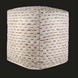 Surya Lanier NIPF-003 woven wool cube pouf in natural beige with stitched construction.
