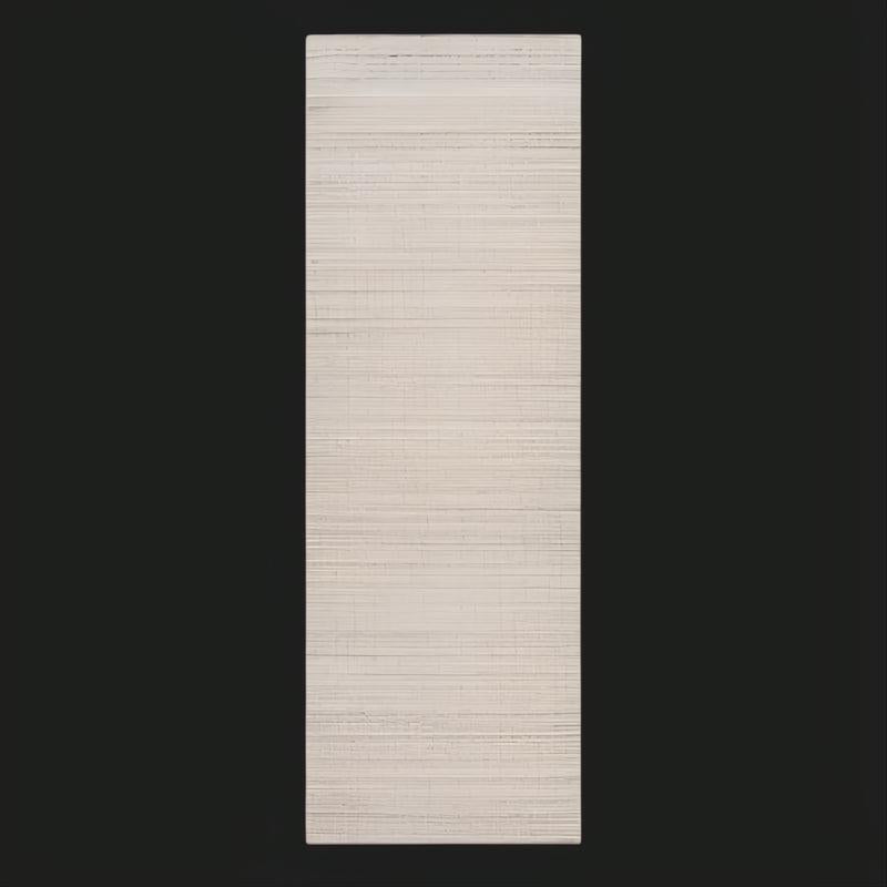 Surya Fresno FNO-2301-P hand-loomed area rug in neutral tan and beige recycled PET yarn, low pile.
