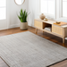 Surya Hope HOP-2300-P area rug, hand-loomed from recycled PET yarn, featuring a multi-tone neutral pattern.