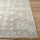 Surya Antalya AAT-2301 transitional wool area rug with muted beige, cream, and subtle peach tones.