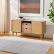 Surya Fresno FNO2302 multi-tone gray area rug made from recycled PET yarn, with a low pile.