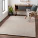 Surya Azalea AZA-2315 hand-woven light gray recycled PET rug with subtle texture in a modern room.