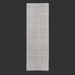 Surya Hope area rug, hand-loomed from recycled PET yarn, featuring a flatwoven white, gray, and light slate design.