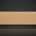 Surya Anello Console Table with a light brown oak veneer top, 48"W x 14"D.
