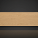 Surya Anello Console Table with a light brown oak veneer top, 48"W x 14"D.