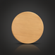 Surya Koben beige mango wood round coffee table with a brushed finish.