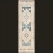 Surya Anadolu AAU-2301 hand-knotted wool and viscose runner rug with traditional blue and beige patterns.