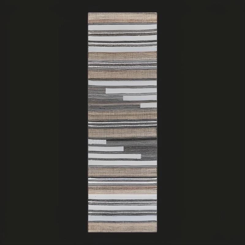 Surya Azalea AZA-2334 hand-woven flatweave runner rug with contemporary striped design in recycled PET yarn.