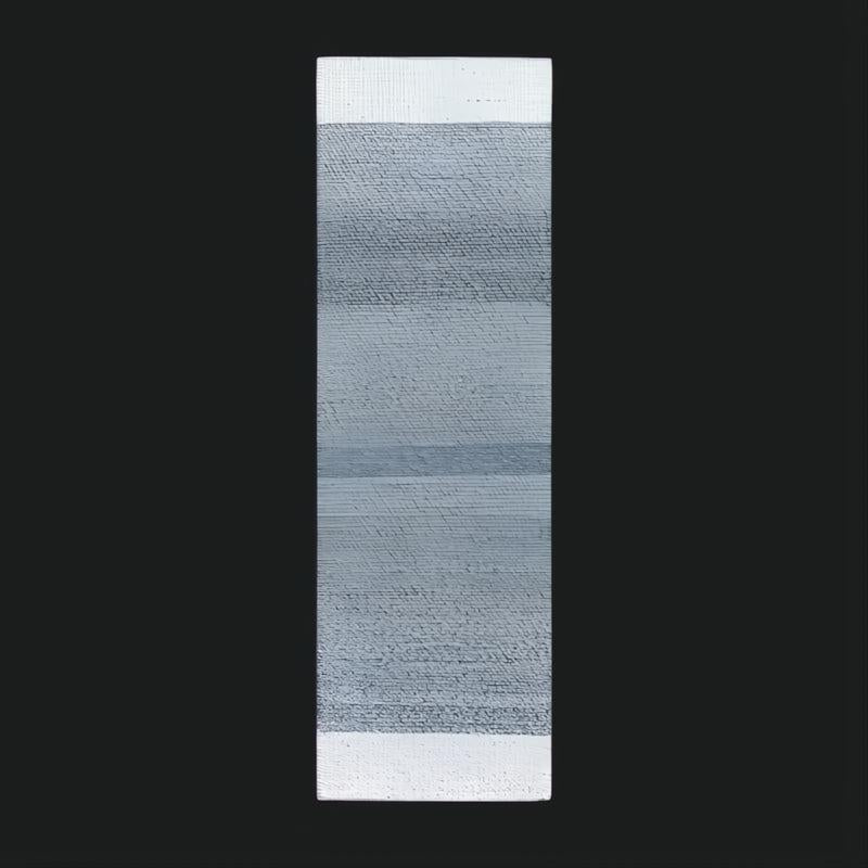 Surya Abby ABB-2302 hand-woven area rug with subtle gray and white striped texture, made from recycled PET yarn.