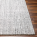 Surya Hope flatwoven area rug in White, Gray, and Light Slate, made from recycled PET yarn.