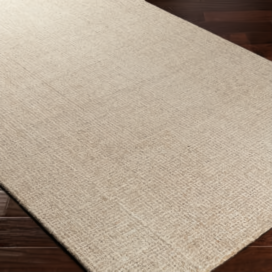 Surya Aiden AEN-1000 hand-tufted wool area rug in Tan and Ivory with a medium pile.