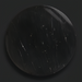 Surya Sheena black marble round end table top with white veining, industrial rustic style.
