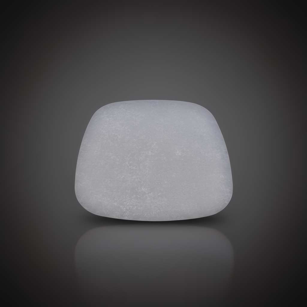 Gray matte stone top for the Surya Daniella outdoor coffee table.