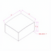 Line drawing of the Surya Alepa ALPA-002 ottoman, showing its 15"H x 31"W x 37"D rectangular shape.