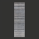 Surya Hickory HCK2303 hand-loomed runner rug with gray, charcoal, light slate, and cream tones, made from recycled PET yarn.