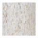 Close-up of Surya Iridescent End Table, showing ivory and gray shell mosaic with natural iridescence.