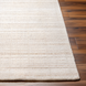Surya Fresno FNO-2301-P hand-loomed area rug in neutral tan and beige recycled PET yarn.