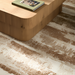 Surya Arquette coffee table, a square wood veneer table with a natural finish and modern style.