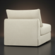 Surya Elenora modular chair in taupe polyester, featuring a clean, upholstered design.