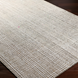 Surya Hope HOP-2300-P hand-loomed flatwoven rug with subtle multi-tone plaid pattern in white and light brown.