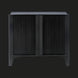 Surya Ronan RNO-002 black mango wood cabinet with fluted soft-close doors and modern design.