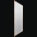 Surya Alchemist rectangular wall mirror with a hammered gold iron frame and beveled glass.