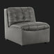 Surya Oryan RYAN-005 black 100% leather modular sofa with tufted back and seat cushions.
