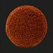 Textured brown polybead filling for Surya Mohave Pouf, MHPF-004.