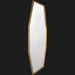 Surya Adams ADA-3001 wall mirror with an antiqued gold iron frame and beveled glass.