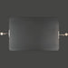 Surya Anastasya AAY-003 modern rectangular wall art with a sleek brass frame.
