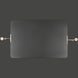 Surya Anastasya AAY-003 modern rectangular wall art with a sleek brass frame.
